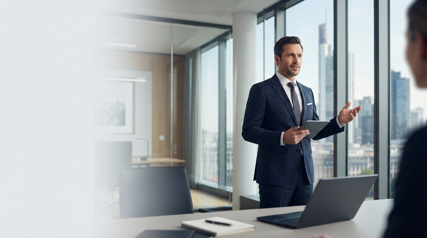 Immediate Cortex App Analyseplattform: Dashboard-Ansicht mit Marktdaten auf einem Bildschirm